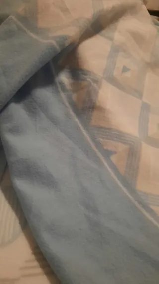 Lençóis térmicos azul