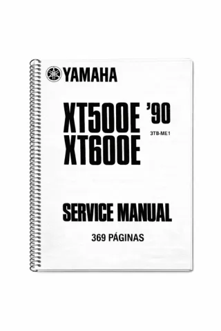 Manual Taller Yamaha XT500E XT600E '90