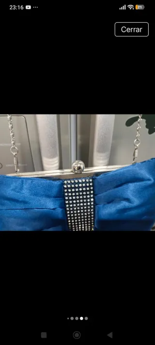 Vestido Largo Fiesta Givana Azul Eléctrico XL