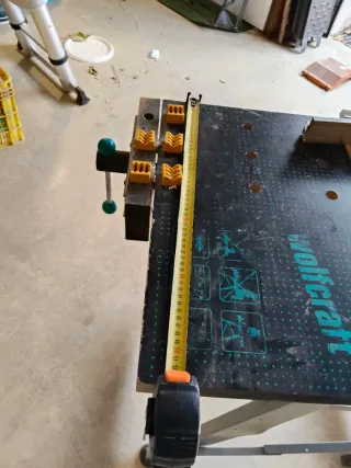 Mesa de trabajo Wolfcraft. Bastante bien.