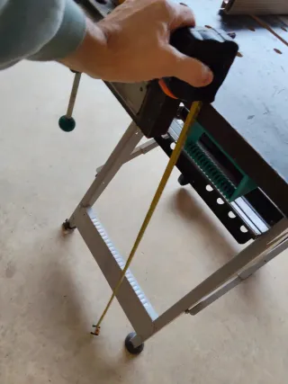 Mesa de trabajo Wolfcraft. Bastante bien.