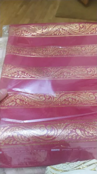 Tela Jawhara mujer dorada y plateada 10 cada uno