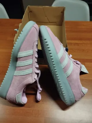 Adidas Zapatillas Rosa y Blanco Talla 4.5