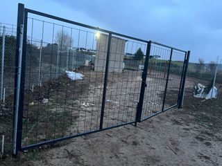 Puerta de huerto 6m x 2m