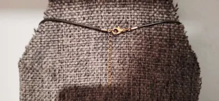 Collar gatito con flores secas