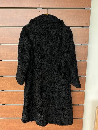 Abrigo astracán (Karakul) auténtico vintage largo