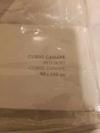 Cubre canapé o somier 90x200 cm Muy Mucho.Nuevo