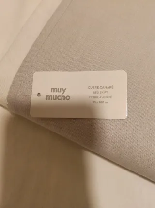 Cubre canapé o somier 90x200 cm Muy Mucho.Nuevo