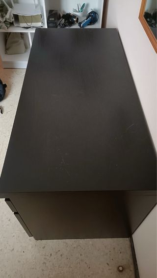Escritorio IKEA Malm Gris Oscuro 140x65