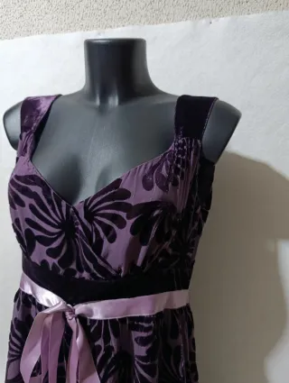 Abito Luisa Spagnoli Seta e Velluto Tg 46