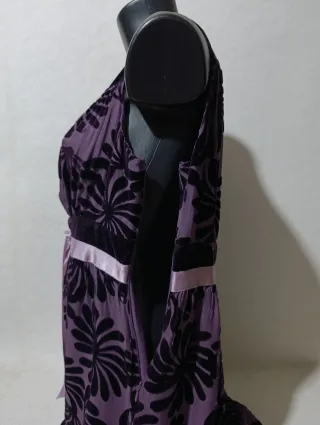 Abito Luisa Spagnoli Seta e Velluto Tg 46