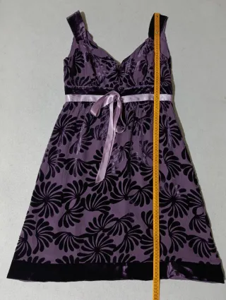 Abito Luisa Spagnoli Seta e Velluto Tg 46