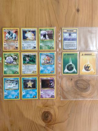 Pokemon Gym Challenge Cartas Ingles