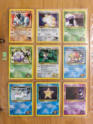 Pokemon Gym Challenge Cartas Ingles