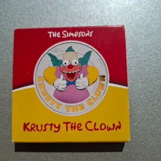 Moneda Krusty El Payaso Bañada en Oro