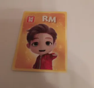 TinyTAN RM McDonald's Figura y Tarjeta
