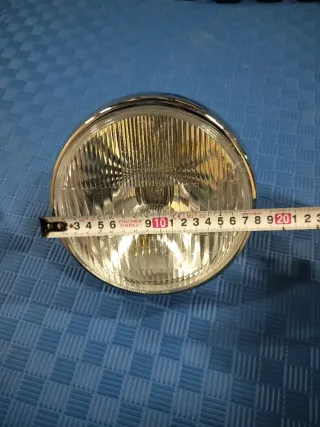 Faro de moto + regalo soportes para horquilla