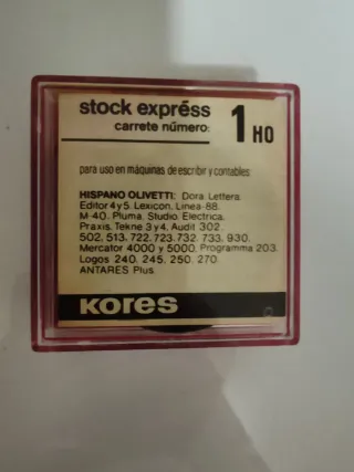 Recambio tinta máquina de escribir Olivetti