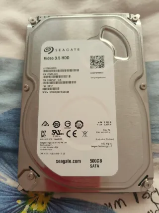 Lote Discos Duros Seagate 500GB SATA 3'5 pulgadas