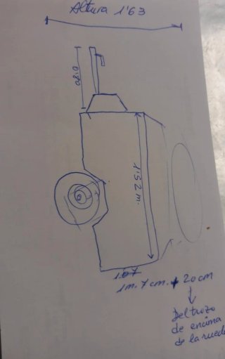 Remolque para perros 3 compartimentos isotermico