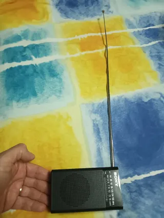 Radio Sony Analógica a Pilas Negra ICF-P26