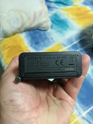 Radio Sony Analógica a Pilas Negra ICF-P26