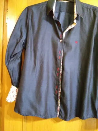 Camisa azul talla xxl