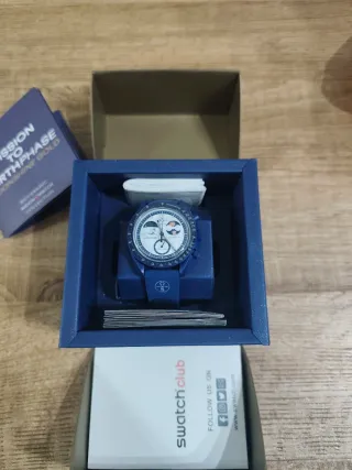 Omega x Swatch MoonSwatch Moonshine gold