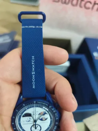 Omega x Swatch MoonSwatch Moonshine gold