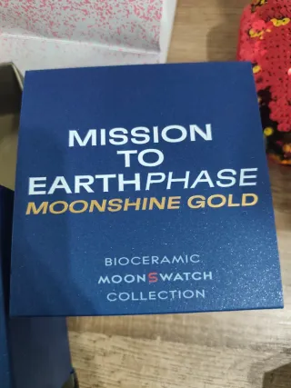 Omega x Swatch MoonSwatch Moonshine gold