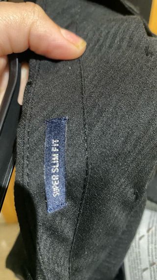 Traje Americana y Pantalón Mango Negro