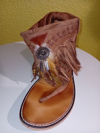 Sandalias Bota Ibicencas Mujer
