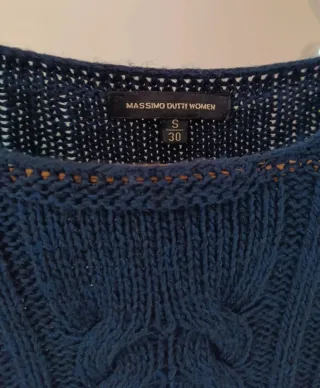 Jersey Massimo Dutti azul marino talla S