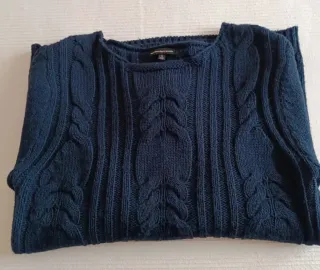 Jersey Massimo Dutti azul marino talla S