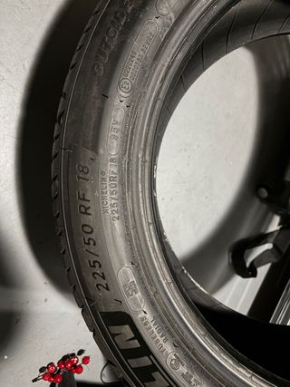 2 Neumáticos Michelin 225/50 R18 95V Runflat NUEVO
