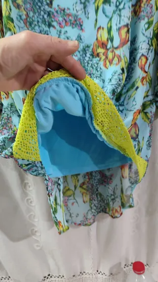 Blusón estampado floral Kass talla única