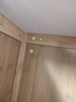 Mueble de baño bambú blanco NUEVO