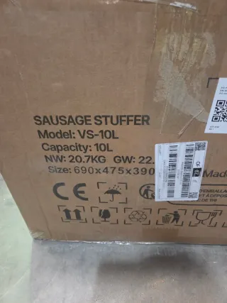 Embutidora VEVOR 10L Acero Inoxidable