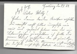 Carta original WWII - Segunda Guerra Mundial