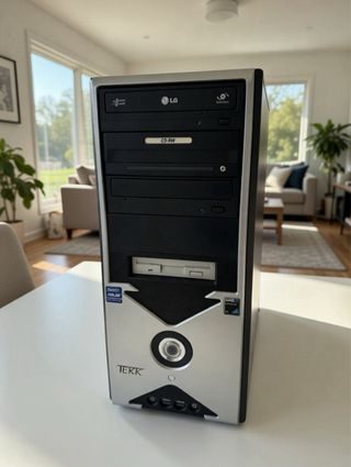 PC Fisso TEKK Nero/Argento