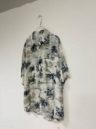 Camisa hawaiana vintage de seda Roundtree & Yorke