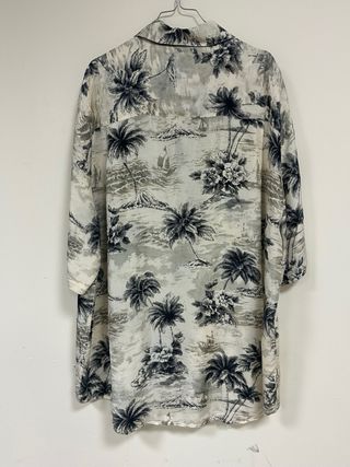 Camisa hawaiana vintage de seda Roundtree & Yorke