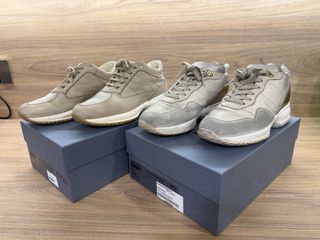 2 pares de Zapatos Hogan Beige y blanco Talla 37.5