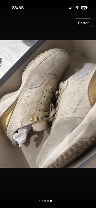 2 pares de Zapatos Hogan Beige y blanco Talla 37.5