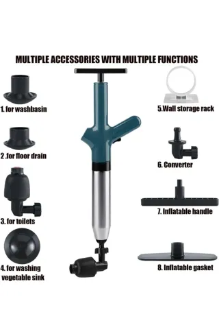 Desatascador de tuberías de alta presión 8bar.