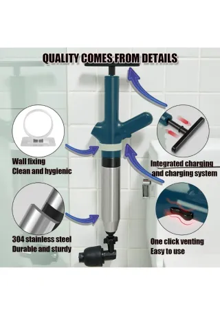Desatascador de tuberías de alta presión 8bar.