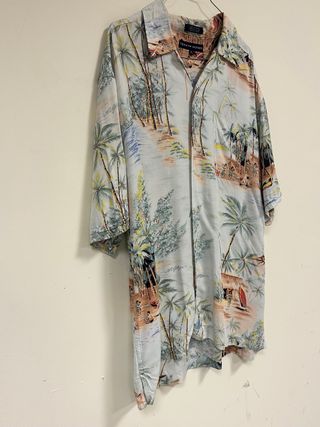 Camisa Hawaiana Tommy Hilfiger Vintage Estampada