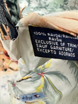 Camisa Hawaiana Tommy Hilfiger Vintage Estampada