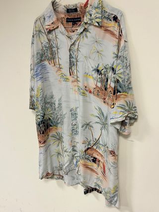 Camisa Hawaiana Tommy Hilfiger Vintage Estampada