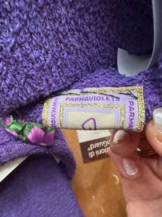 Pantofole viola in spugna 37-39